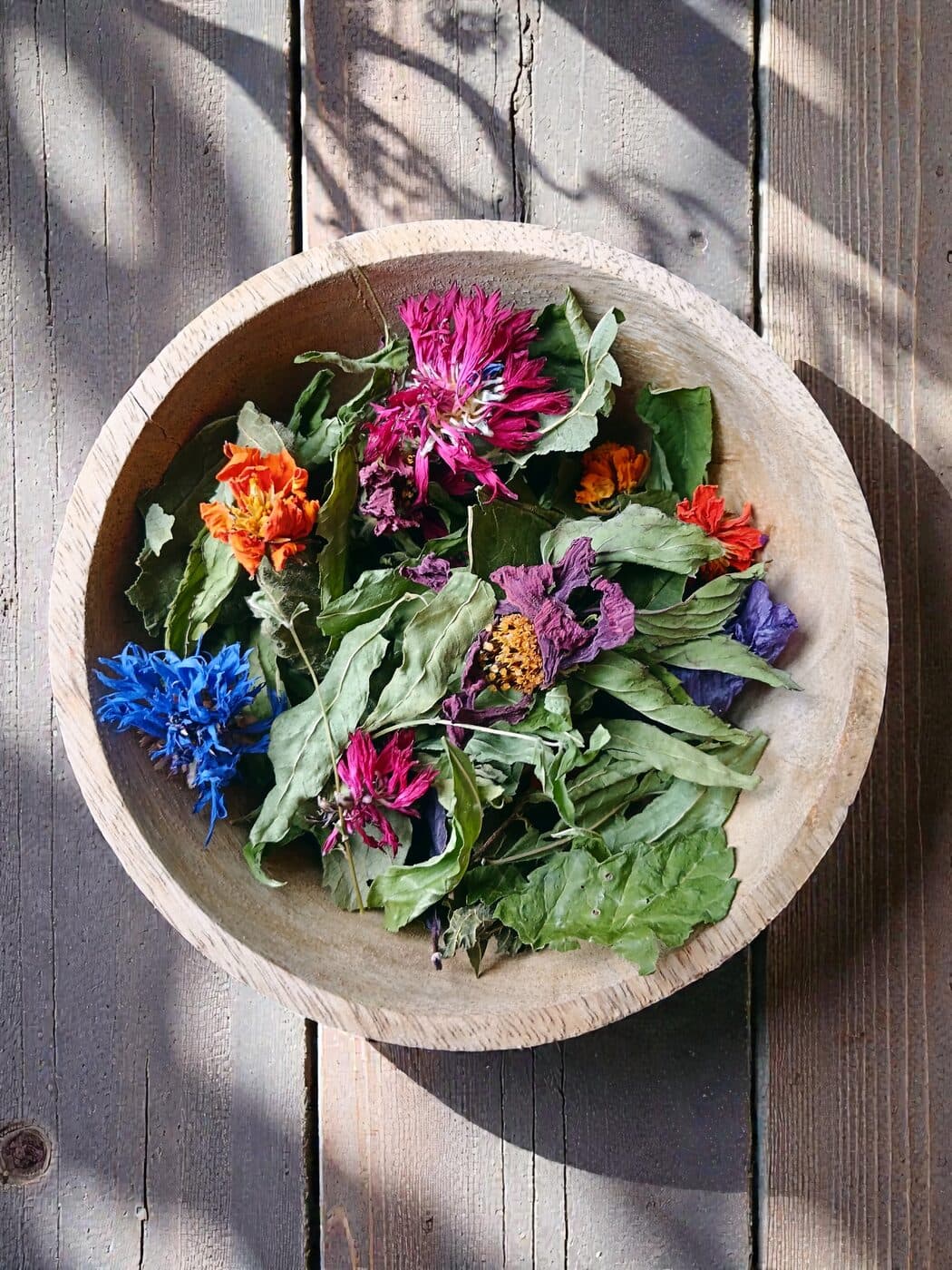 Cœur d'Été — les plantes du mélange
